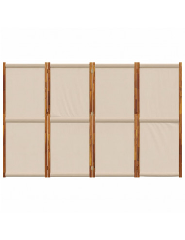 Divisorio a 4 Pannelli Tortora 280x180 cm