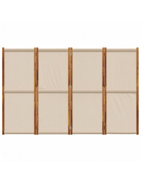 Divisorio a 4 Pannelli Tortora 280x180 cm