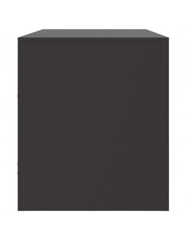 Mobile TV Nero 99x39x44 cm in Acciaio