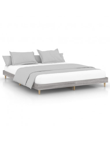 Giroletto Grigio Sonoma 200x200 cm in Legno Multistrato