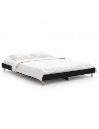 Giroletto Nero 140x190 cm in Legno Multistrato