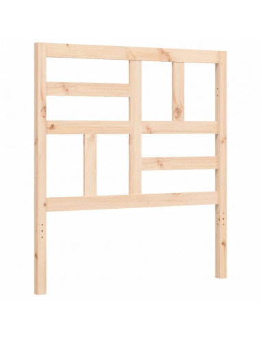 Giroletto con Testiera 90x200 cm in Legno Massello