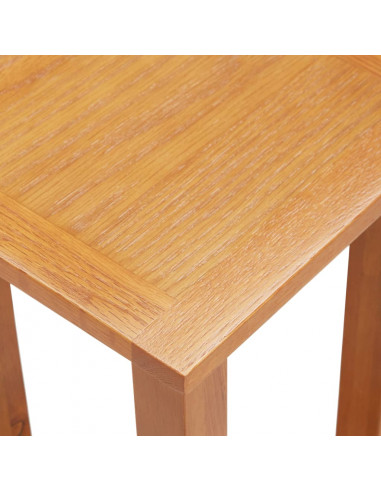 Tavolino da Salotto 27x24x55 cm in Massello di Rovere