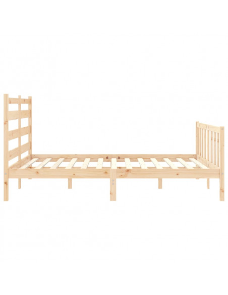 Giroletto con Testiera 160x200 cm in Legno Massello