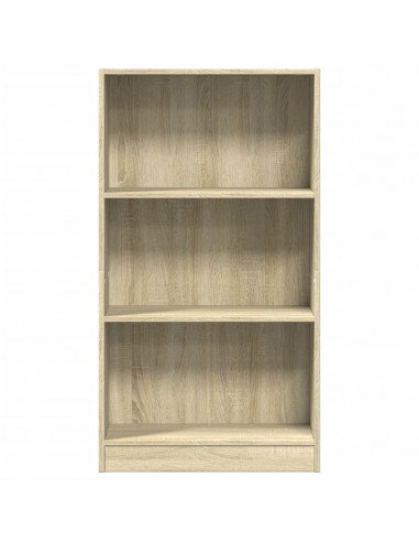 Libreria Rovere Sonoma 60x24x109 cm in Legno Multistrato