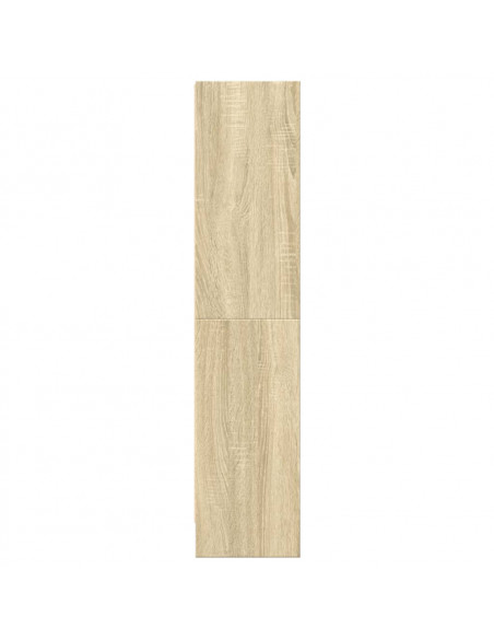 Libreria Rovere Sonoma 60x24x109 cm in Legno Multistrato