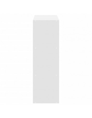 Libreria Bianca 102x32x102 cm in Legno Multistrato