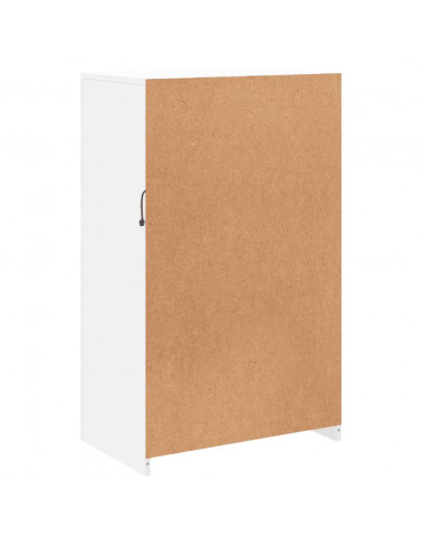 Armadietto con Luci LED Bianco in Legno Multistrato