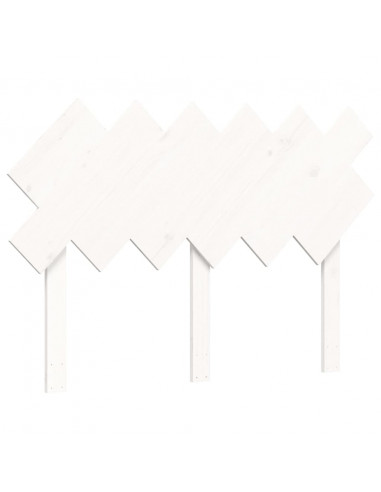 Giroletto con Testiera Bianco Double in Legno Massello