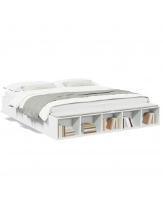 Giroletto Bianco 180x200 cm in Legno Multistrato 2