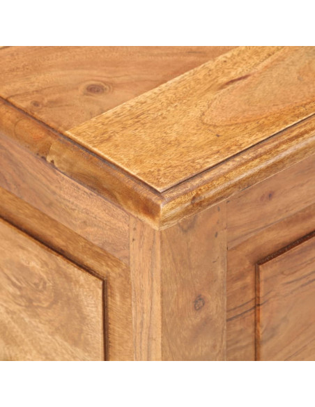 Baule 40x40x40 cm in Legno Massello di Acacia