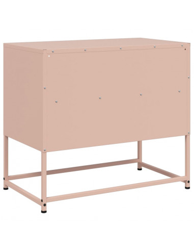 Mobile TV Rosa 68x39x60,5 cm in Acciaio