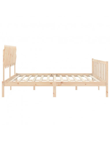 Giroletto con Testiera Small Double in Legno Massello