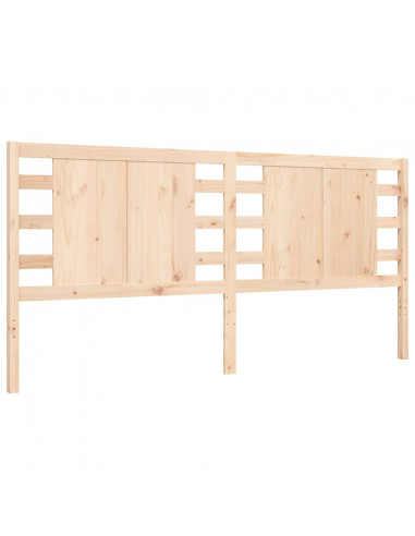 Giroletto con Testiera 200x200 cm in Legno Massello