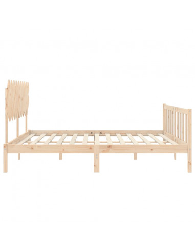 Giroletto con Testiera 120x200 cm in Legno Massello