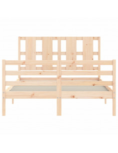 Giroletto con Testiera 120x200 cm in Legno Massello 2