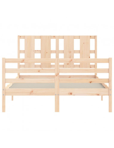 Giroletto con Testiera 140x200 cm in Legno Massello