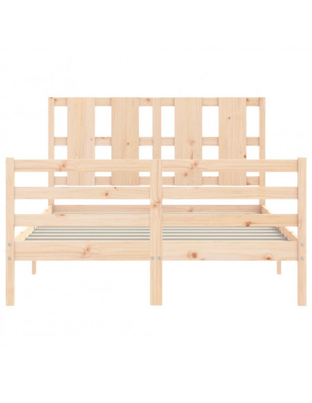Giroletto con Testiera 140x200 cm in Legno Massello