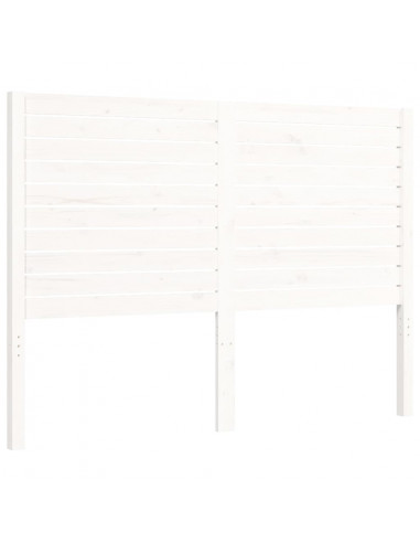 Giroletto con Testiera Bianco Small Double Legno Massello