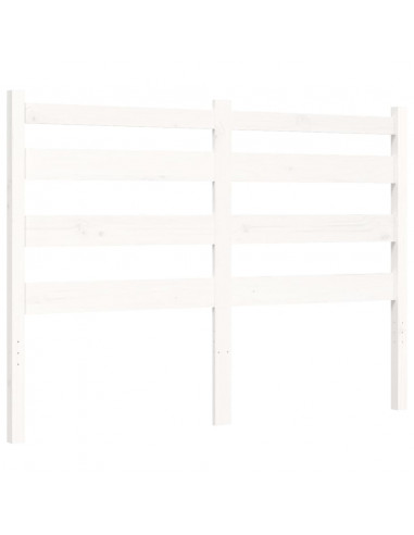 Giroletto con Testiera Bianco Small Double Legno Massello