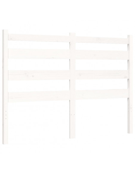 Giroletto con Testiera Bianco Small Double Legno Massello
