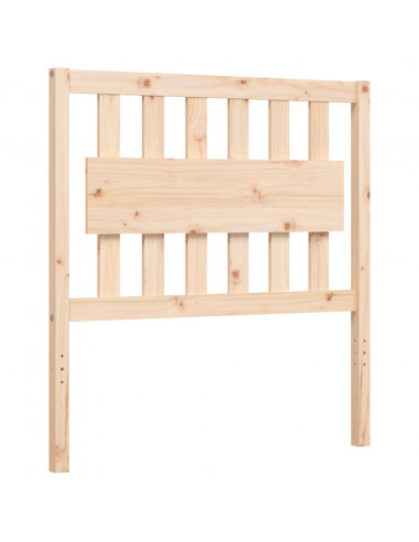 Giroletto con Testiera Single in Legno Massello