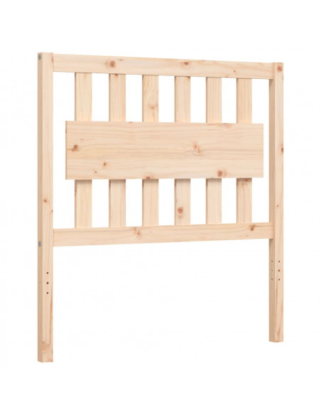 Giroletto con Testiera Single in Legno Massello