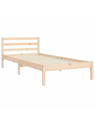 Giroletto con Testiera 90x200 cm in Legno Massello