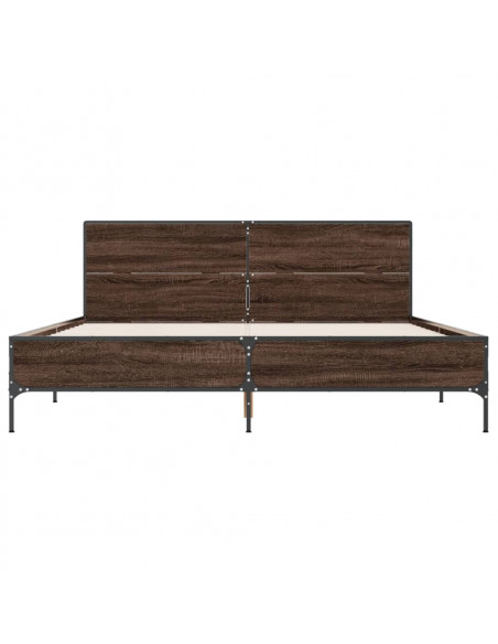 Giroletto Rovere Marrone 140x200cm in Legno Multistrato Metallo