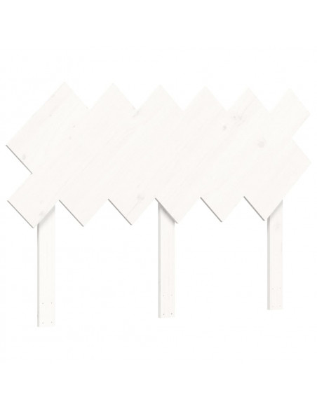 Giroletto con Testiera Bianco Small Double Legno Massello