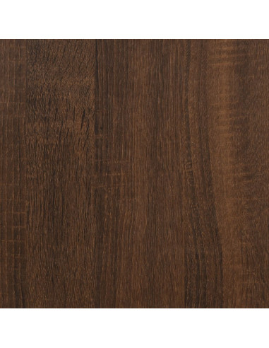 Tavolini 2pz Rovere Marrone 50x46x50 cm in Legno Multistrato