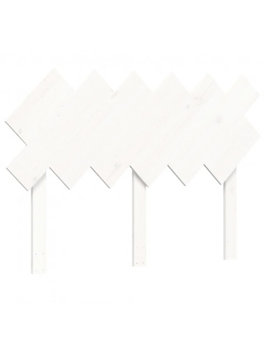 Giroletto con Testiera Bianco Double in Legno Massello