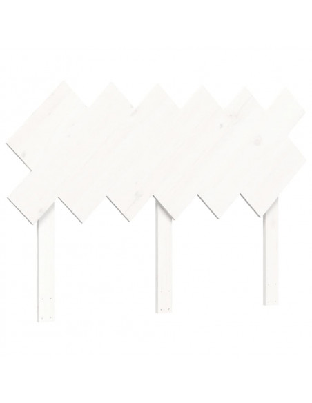 Giroletto con Testiera Bianco Double in Legno Massello