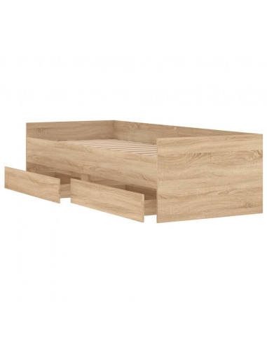 Giroletto con Cassetti Rovere Sonoma 100x200 cm