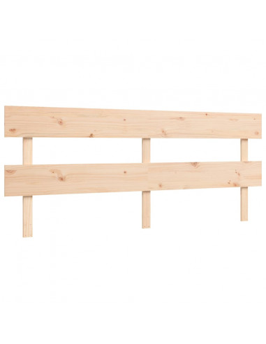 Giroletto con Testiera Super King Size in Legno Massello