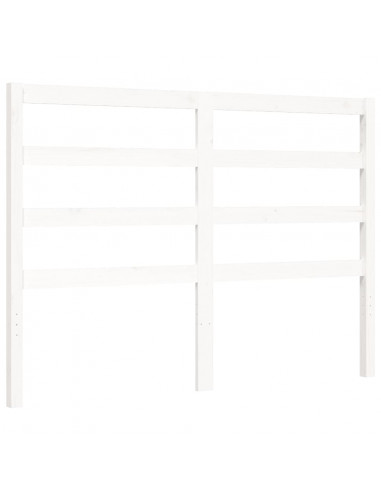 Giroletto con Testiera Bianco Small Double Legno Massello