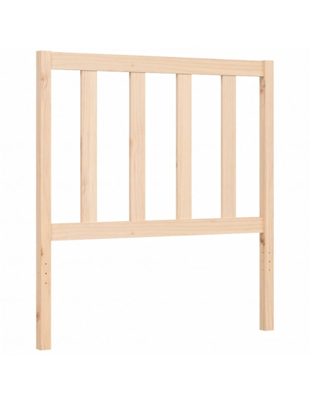 Giroletto con Testiera 90x200 cm in Legno Massello