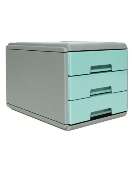 Cassettiera documenti Arda 19P3PPASBL KEEPCOLOUR 3C Azzurro e Grigio A