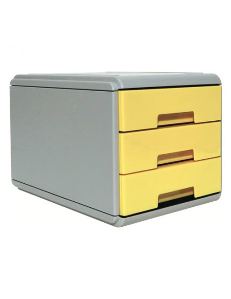 Cassettiera documenti Arda 19P3PPASG KEEPCOLOUR 3C Giallo e Grigio Gia