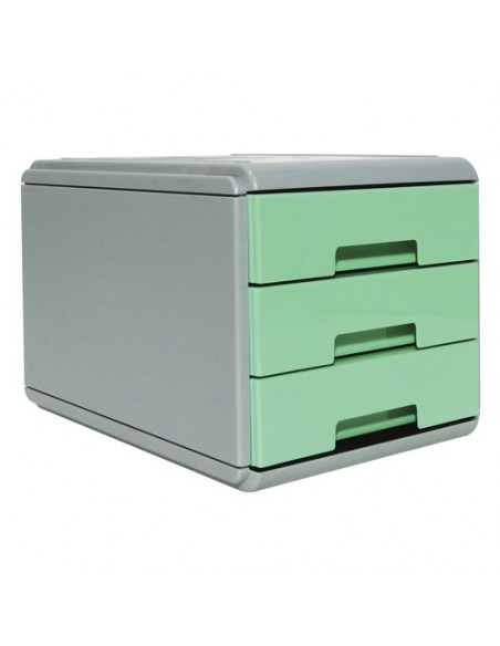 Cassettiera documenti Arda 19P3PPASV KEEPCOLOUR 3C Verde e Grigio Verd