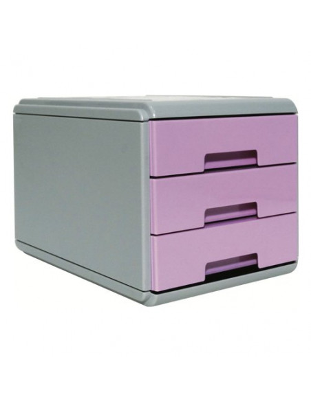 Cassettiera documenti Arda 19P3PPASVI KEEPCOLOUR 3C Lilla e Grigio Lil