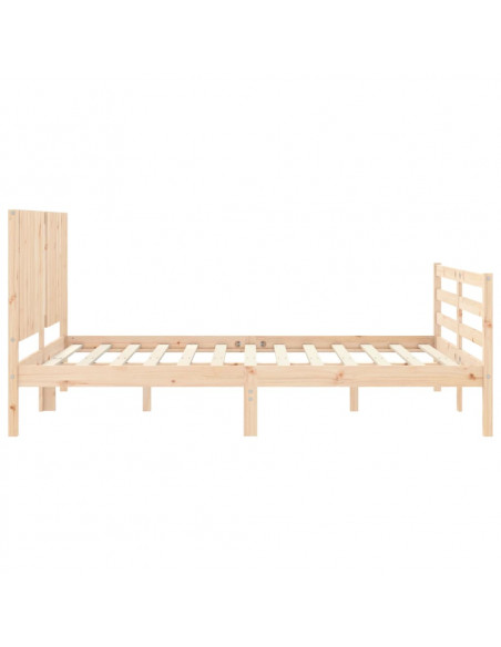 Giroletto con Testiera 160x200 cm in Legno Massello