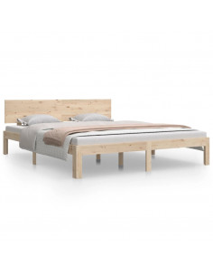 Giroletto in Legno Massello di Pino 160x200 cm 2