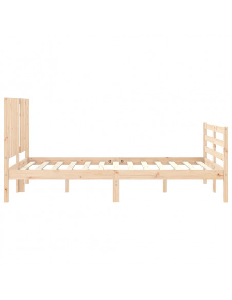 Giroletto con Testiera 120x200 cm in Legno Massello
