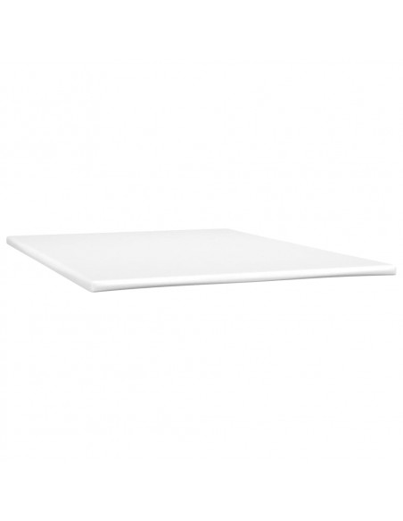Giroletto a Molle con Materasso Crema 160x200 cm in Tessuto