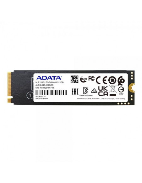 Adata Legend 840 SSD 512GB M.2 NVMe PCIe 4.0 5000/4500 MB/s
