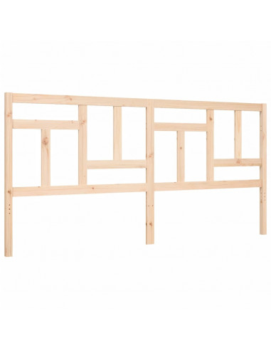 Giroletto con Testiera 200x200 cm in Legno Massello