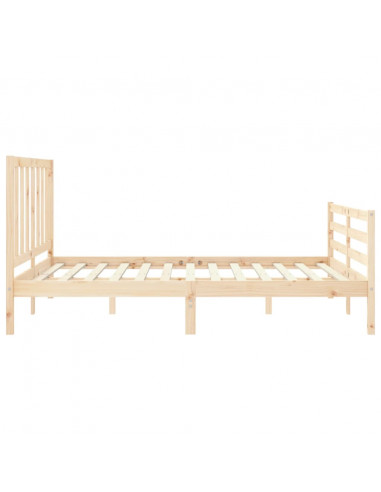 Giroletto con Testiera 160x200 cm in Legno Massello