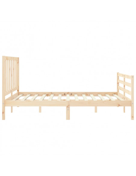 Giroletto con Testiera 160x200 cm in Legno Massello