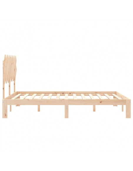 Giroletto con Testiera 140x200 cm in Legno Massello